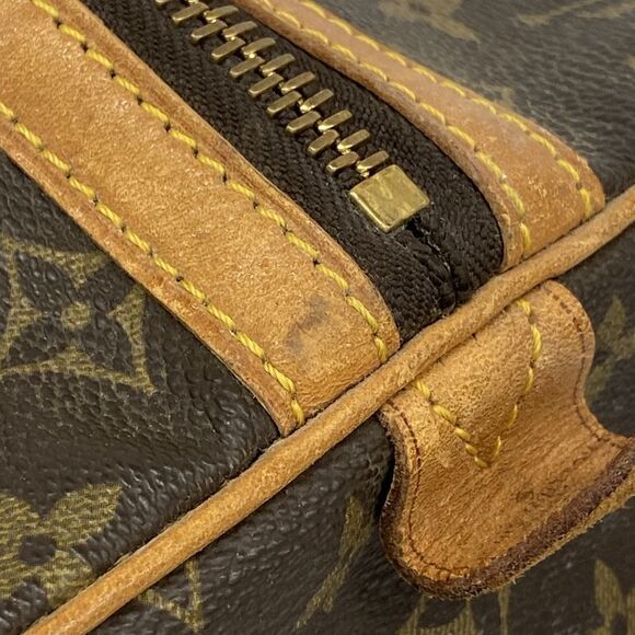 Louis Vuitton Boston Bag Monogram Sac Spool 35 M41626 Brown Men Women Unisex - Picture 10 of 10